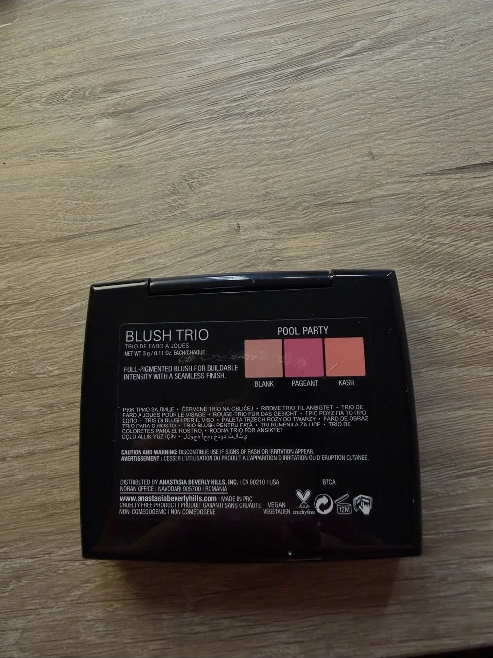 NWT Anastasia Blush Trio Pool Party